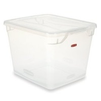 Storage Container, 30 Qt Clear