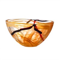 Contrast Small Orange Bowl