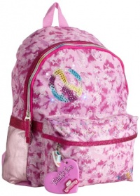 Skechers Twinke Toes Tie Dye Multi Pocket Backpack, Raspberry, One Size