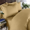 Clara Clark Complete 7 Piece Bed Sheet and Duvet Cover Set, King Size, Yellow Gold