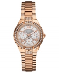 A sparkling, energetic watch with a variety of functions, by GUESS.