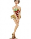 5.5 Radio City Music Hall Christmas Spectacular Rockette in Red and White Striped Dress Ornament