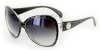 Catwalk Trendy Translucent Frame Sunglasses 100%UV (Black/Smoke Lens)