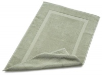 Pinzon Luxury Banded Bath Mat, Sage