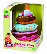 ALEX® Toys - Alex Jr. Stack A Cake -Baby Soft Toy  1927