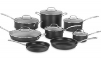 Cuisinart 14-Piece Classic Non-Stick Hard Anodized Cookware Set (68-14SA)