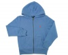 Ralph Lauren Boy's Fleece Hooded Jacket Blue Small 8