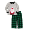 Carter's Boys 2-piece Micro-fleece Pajama Set (18 Months, Santa Check)