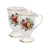 Royal Albert Old Country Roses 5-1/4-inch Fluted Mugs, Set of 2