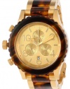 Nixon Men's 42-20 Chrono Analog Watch, Color: Gold / Molasses