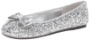 Nina Banji Ballet Flat (Little Kid/Big Kid),Silver Glitter,13 M US Little Kid