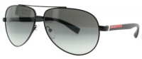 Prada Sport 51NS 1B03M1 Black 51NS Aviator Sunglasses