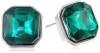 Kenneth Cole New York Geometric Pave Green Square Bead Stud Earrings