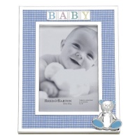 Gingham Bear Picture Frame