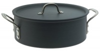 Calphalon Commercial Hard-Anodized 8-1/2-Quart Saucier with Lid