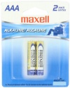 Maxell 723807 LR03 2BP AAA Cell 2 Pack Carded Battery