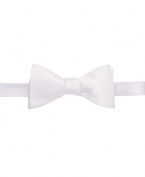 There's something to be said for a classic. This Countess Mara bowtie is instant sophistication.