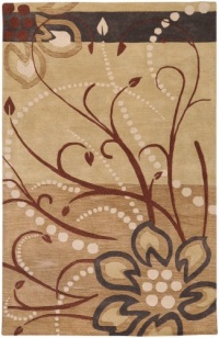 Surya ATH-5006 Athena Tan 4-Feet Square Area Rug