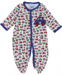 Duck Duck Goose Police Coverall - royal blue, 6 - 9 months