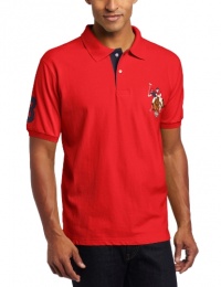 U.S. Polo Assn. Men's Solid With Multi Color Pony