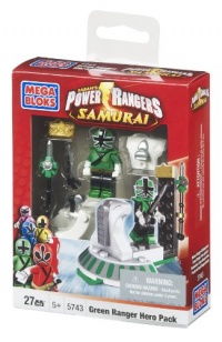 Mega Bloks Power Rangers Samurai Green Hero Pack