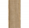 Offray Wired Edge Burlap Craft Ribbon, 2-1/2-Inch Wide by 25-Yard Spool, Natural