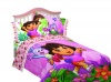 Nickelodeon Dora Run Skip Jump Microfiber Sheet Set, Full