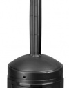 Justrite 26800D High Density Polyethylene (HDPE) Cease-Fire Deco Cigarette Butt Receptacle, Black