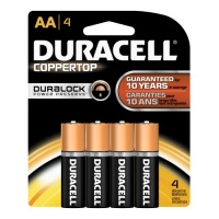 Duracell Batteries / 4 AA - size batteries