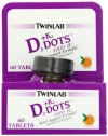 Twinlab Vitamin D3 1000 + K2 Dots, 60 Tablets