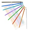 Rainbow Colored Replacement Acrylic Straw Set of 8, for 16oz, 20oz, 24oz Tumblers