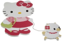 Bedtime Originals Hello Kitty and Puppy Wall Hanging - Pink