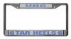 NCAA North Carolina Tar Heels Chrome License Plate Frame