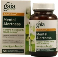 Gaia Herbs Mental Alertness, 60 Liquid Phyto-Capsules