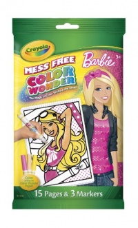 Crayola Color Wonder Barbie Mini Coloring Pad and Markers