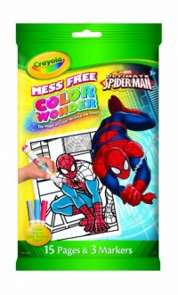 Crayola Color Wonder Spiderman Mini Coloring Book and Markers