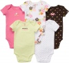 Carter's Baby Girl's 5-Pack Short Sleeve Bodysuits -Mommy's Sweetheart - 18M