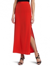 Vince Camuto Women's Polyester Maxi Skirt, Red Pepper, 8