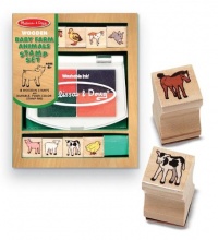 Melissa & Doug Baby Farm Animals Stamp Set