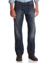 Diesel Men's Larkee Regular Straight Leg Jean 0817J, Denim, 33x30