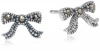 Betsey Johnson Precious Luxuries Crystal Bow Stud Earrings