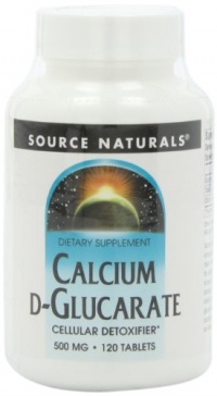 Source Naturals Calcium D-Glucarate 500mg, 120 Tablets