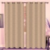 Elrene Stratton Square Grommet Panel Linen 52Wx 108L