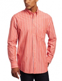 IZOD Men's Long Sleeve Multi Stripe Button Down Shirt