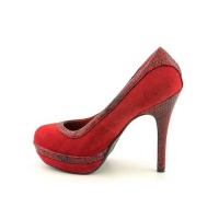 Baby Phat Women's Chance Platforms Heels in Brick Red