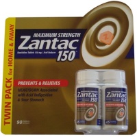 Zantac Maximum Strength 150mg - Twin Pack (90 Tablets)