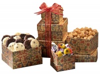 Broadway Basketeers Gift Tower of Sweets, Gourmet Mini