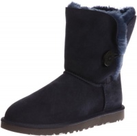 UGG Australia Womens Bailey Button Boot Navy Size 8