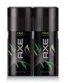 Axe Body Spray Twin Pack, Kilo, 8 Ounce