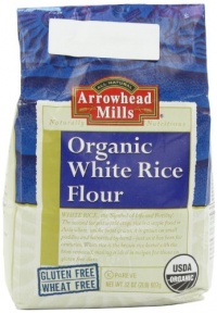 Arrowhead Mills Organic White Rice Flour, 32 Ounce Bag